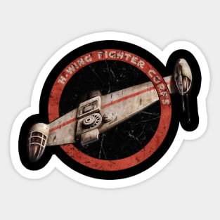 H - WING FIGHTER CORPS Sticker